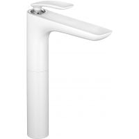 Kludi Balance bateria umywalkowa stojąca wysoka biała/chrom 522989175