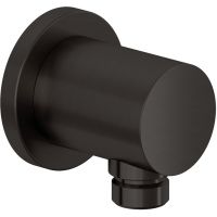 Kludi Nova Fonte Puristic przyłącze kątowe czarny szczotkowany 20543N2-15