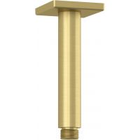 Kludi A-QA ramię prysznicowe 15 cm sufitowe złoty szczotkowany 66535N0-00