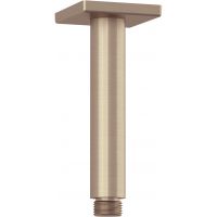 Kludi A-QA ramię prysznicowe 15 cm sufitowe brązowy szczotkowany 66535N1-00