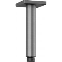 Kludi A-QA ramię prysznicowe 15 cm sufitowe czarny szczotkowany 66535N2-00