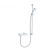 Kludi Logo Shower Duo zestaw prysznicowy termostatyczny z drążkiem chrom 6857805-00