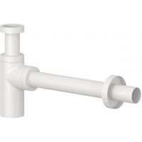 Kludi Design syfon do umywalki butelkowy biały mat 1002053-00