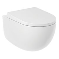 Kludi Resa D miska WC wisząca bez kołnierza spłukiwanie wirowe biały 24WCW0243