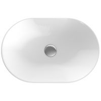 Koło Variform umywalka 60x40 cm wpuszczana owalna biała 500.730.01.6