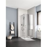 Kermi Cada XS drzwi prysznicowe 110 cm prawe srebrny połysk/szkło przezroczyste CK1NR011020VPK