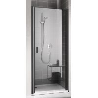 Kermi Cada XS Czarny Soft drzwi prysznicowe 80 cm prawe czarny soft/szkło przezroczyste CK1WR080203PK