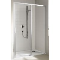 Kermi Cada XS drzwi prysznicowe 115 cm prawe srebrny wysoki połysk/szkło przezroczyste CKD2R11520VPK