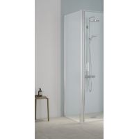 Kermi Cada XS ścianka prysznicowa 90 cm boczna srebrny wysoki połysk/szkło przezroczyste CKTWD09020VPK