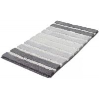 Kleine Wolke Phoenix dywanik łazienkowy 120x70 cm bawełna/polester silver szary 4045146225