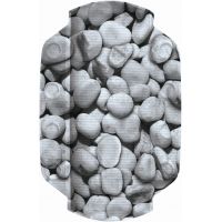 Kleine Wolke Stepstone poduszka antypoślizgowa 32x22 cm szara wzór kamienie 4387189008