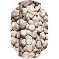 Kleine Wolke Stepstone poduszka antypoślizgowa 32x22 cm szara wzór kamienie 4387202008