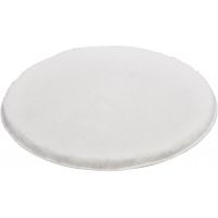 Kleine Wolke Relax dywanik łazienkowy 100x100 cm okrągły polarny biały 5405115521