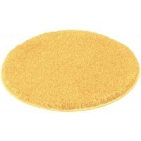 Kleine Wolke Relax dywanik łazienkowy 100x100 cm okrągły żółty mimose 5405553521