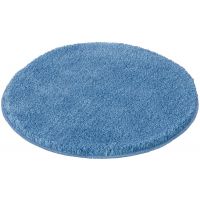 Kleine Wolke Relax dywanik łazienkowy 100x100 cm okrągły niebieski azur 5405723521