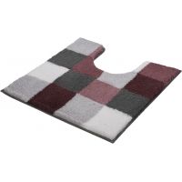 Kleine Wolke Caro dywanik łazienkowy 55x55 cm poliakryl bordowy 5426407129