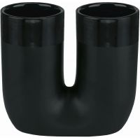 Kleine Wolke Deep kubek na szczoteczki ceramika czarny 8681926851