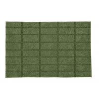Kleine Wolke Tiles dywanik łazienkowy 60x100 cm zielony 9176612360