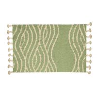 Kleine Wolke Vaga dywanik łazienkowy 65x55 cm prostokątny zielony 9179616135