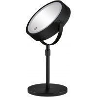 Kleine Wolke LED Mirror lusterko kosmetyczne 20,5x37 cm okrągłe z oświetleniem srebrny 8507926886