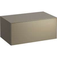 Laufen Sonar szafka 77 cm podumywalkowa wisząca z blatem tytanowy połysk H4054100340421