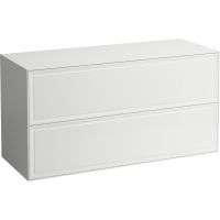 Laufen The New Classic szafka 117,5 cm podumywalkowa wisząca z blatem biały mat H4060260851701