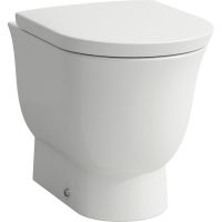Laufen The New Classic miska WC stojąca Rimless przyścienna Laufen Clean Coat biała H8238514000001