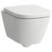 Laufen Meda zestaw miska z deską wisząca bez kołnierza biały H8661130000001