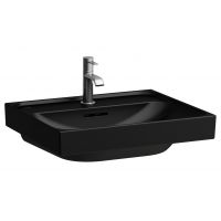 Laufen Meda umywalka 55x46 cm prostokątna ścienna-meblowa czarny mat H8101127161041