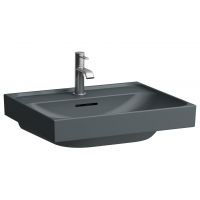 Laufen Meda umywalka 55x46 cm prostokątna ścienna-meblowa grafit mat H8101127581041