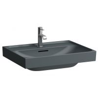 Laufen Meda umywalka 60x46 cm prostokątna ścienna-meblowa grafit mat H8101137581041