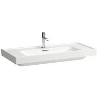 Laufen Meda umywalka 100x46 cm prostokątna ścienna-meblowa biała H8101194001091