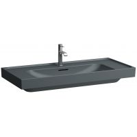 Laufen Meda umywalka 100x46 cm prostokątna ścienna-meblowa grafit mat H8101197581041