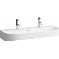 Laufen Sonar umywalka 100x42 cm półokrągła ścienna biała H8103474001071