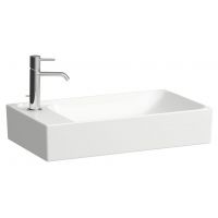 Laufen Meda umywalka 60x35 cm prostokątna nablatowa biały mat H8121137571051