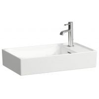 Laufen Meda umywalka 60x35 cm prostokątna nablatowa biały mat H8121137571061