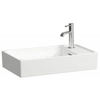 Laufen Meda umywalka 60x35 cm prostokątna nablatowa biały mat H8121137571141