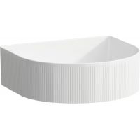 Laufen Sonar umywalka 41x36,5 cm półokrągła nablatowa biała H8123437571121