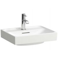 Laufen Meda umywalka 45x35 cm prostokątna ścienna-meblowa biała H8151110001041