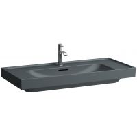 Laufen Meda umywalka 100x46 cm prostokątna ścienna grafit mat H8161197581041