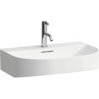 Laufen Sonar umywalka 60x42 cm półokrągła ścienna-meblowa biała H8163420001091