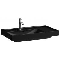 Laufen Meda umywalka 80x46 cm prostokątna ścienna-meblowa czarny mat H8171167161041