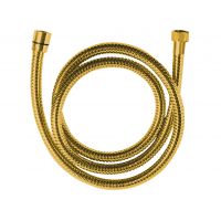 Laveo Arno wąż prysznicowy 150-180 cm rozciągliwy złoto CRAG4PD