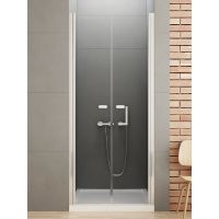 New Trendy New Soleo drzwi prysznicowe 110 cm uchylne chrom połysk/szkło przezroczyste D-0127A