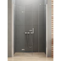 New Trendy New Soleo drzwi prysznicowe 110 cm składane lewe chrom połysk/szkło przezroczyste D-0148A/D-0094B