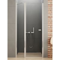 New Trendy New Soleo drzwi prysznicowe 110 cm uchylne chrom połysk/szkło przezroczyste D-0157A