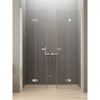 New Trendy New Soleo drzwi prysznicowe 230 cm składane chrom połysk/szkło przezroczyste D-0262A