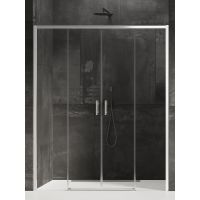 New Trendy Prime drzwi prysznicowe 140 cm rozsuwane chrom połysk/szkło przezroczyste D-0334A