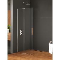 New Trendy Smart ścianka prysznicowa walk-in 130 cm chrom połysk/szkło przezroczyste EXK-4090-WU