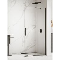 New Trendy Smart Black ścianka prysznicowa walk-in 100 cm czarny mat/szkło przezroczyste EXK-4191-WU